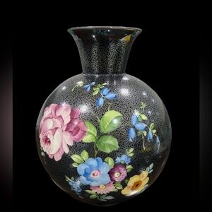 Antique Rosenthal Germany Cloisonné Vase 8in Signed